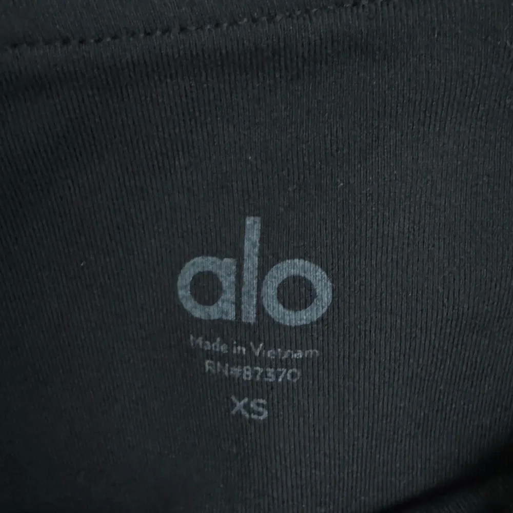 ALO Yoga Airbrush Leggings in Black Reflector XS
